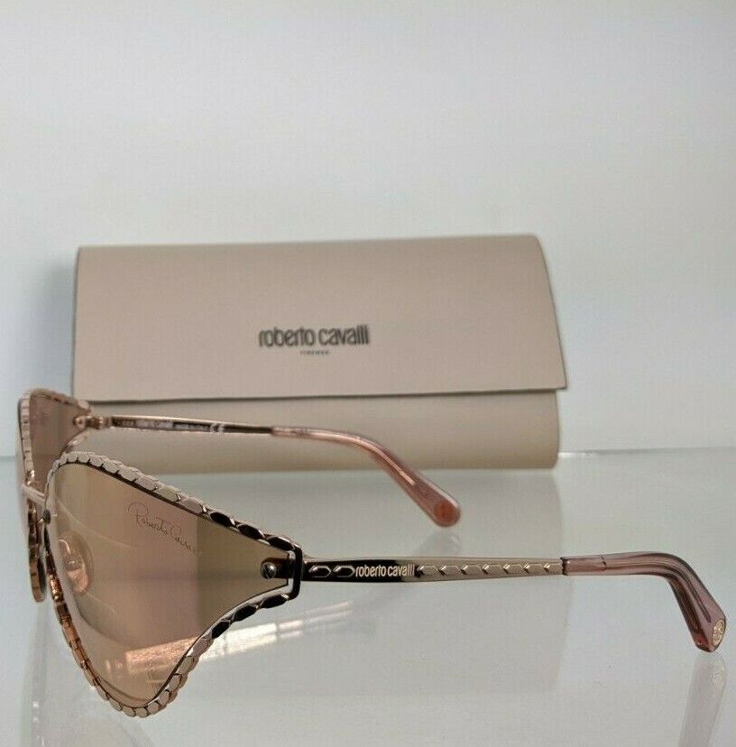 Brand New Authentic Roberto Cavalli Sunglasses RC 1124 33G Rose Gold 71mm Frame