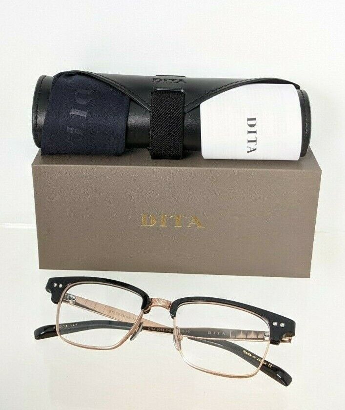 Brand New Authentic Dita Eyeglasses STATESMAN THREE DRX-2064-F-BLK-RGD-52