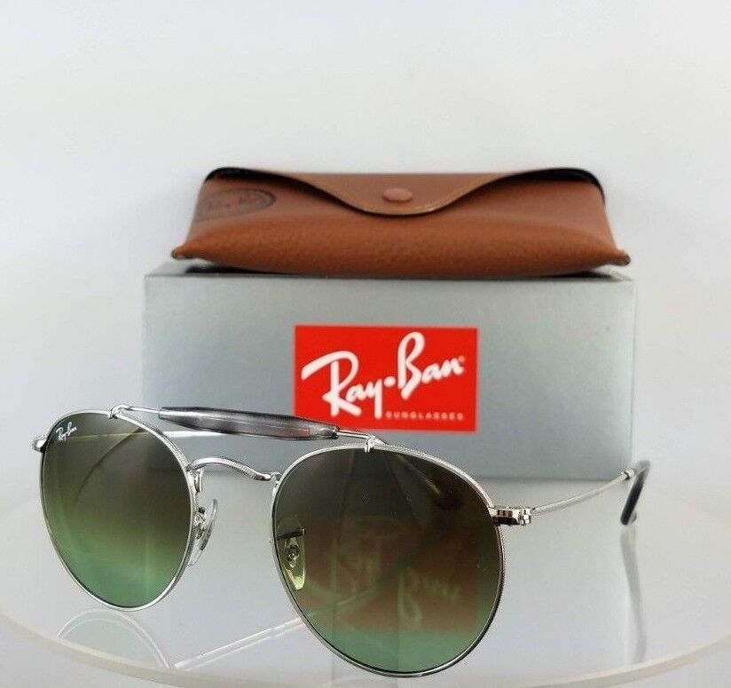 Brand New Authentic Ray Ban RB 3747 Sunglasses 003/A6 Silver 50mm RB3747 Frame
