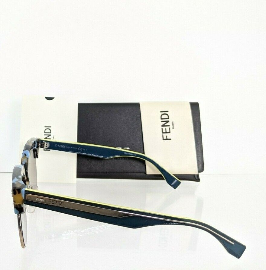 Brand New Authentic Fendi FF 0154/S Sunglasses Turquois Tortoise UDTVK 54mm 0154