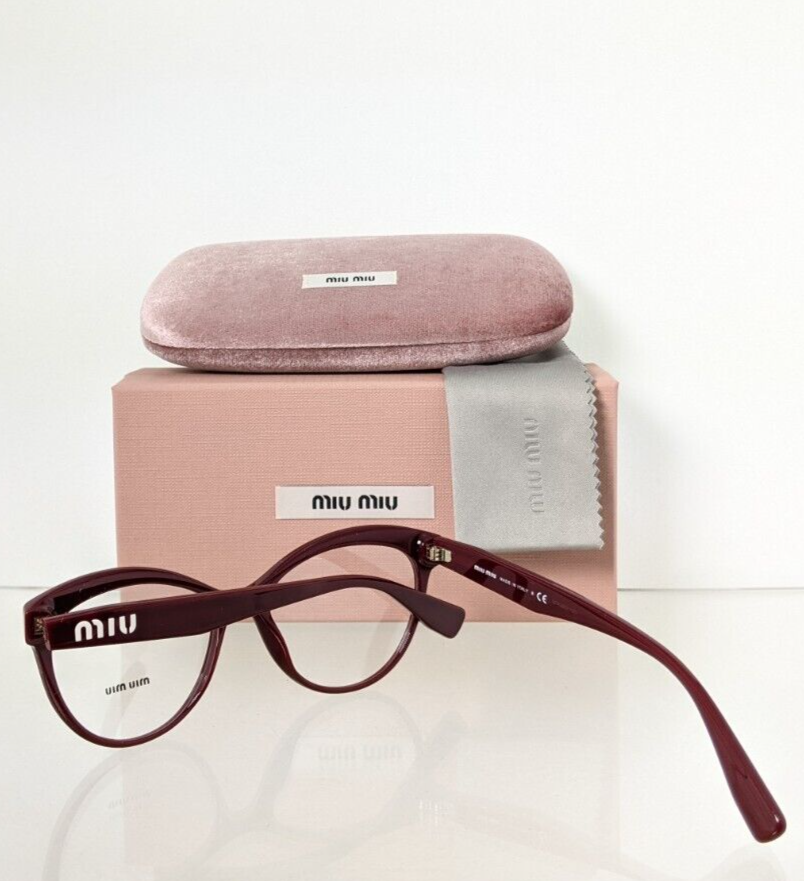 Brand New Authentic Miu Miu Eyeglasses VMU 04R USH - 1O1 Burgundy Frame