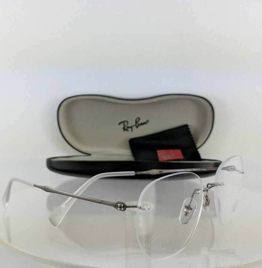 Brand New Authentic Ray Ban Eyeglasses Rb 8754 1000 52Mm Gunmetal Frame R8754