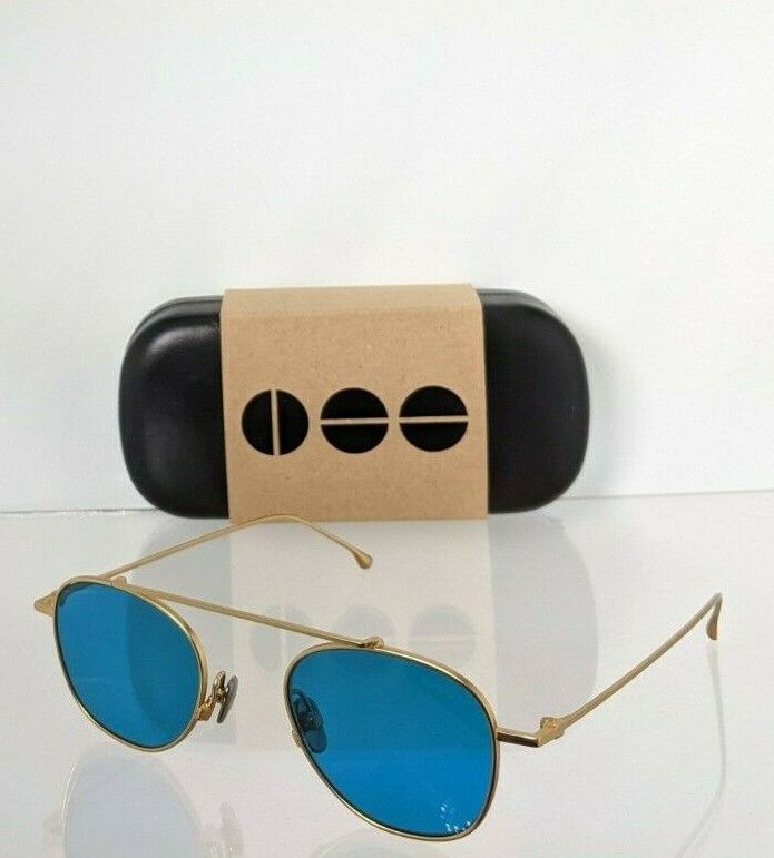 Brand New Authentic KOMONO SUNGLASSES SN THE SHELDON 48mm Gold Frame