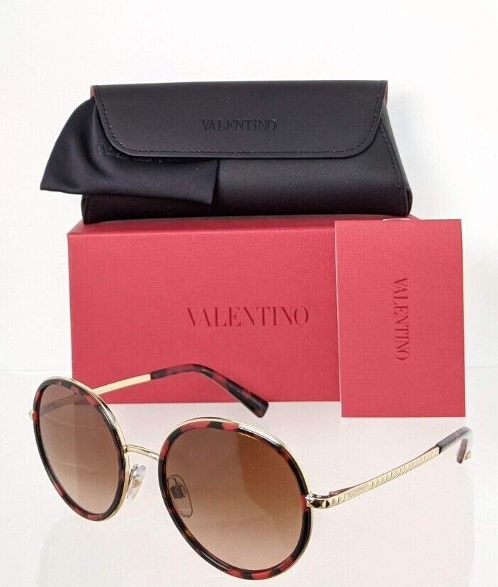 Brand New Authentic Valentino Sunglasses VA 2051 3003/13 Gold Frame