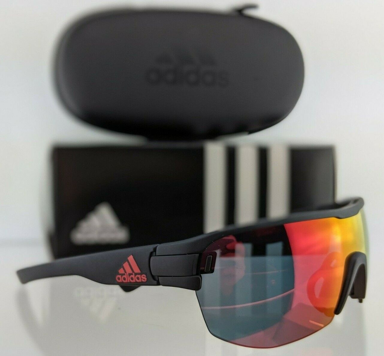 Brand New Authentic Adidas Sunglasses AD 12 75 9700 Zonyk Aero Midcut Basic AD12