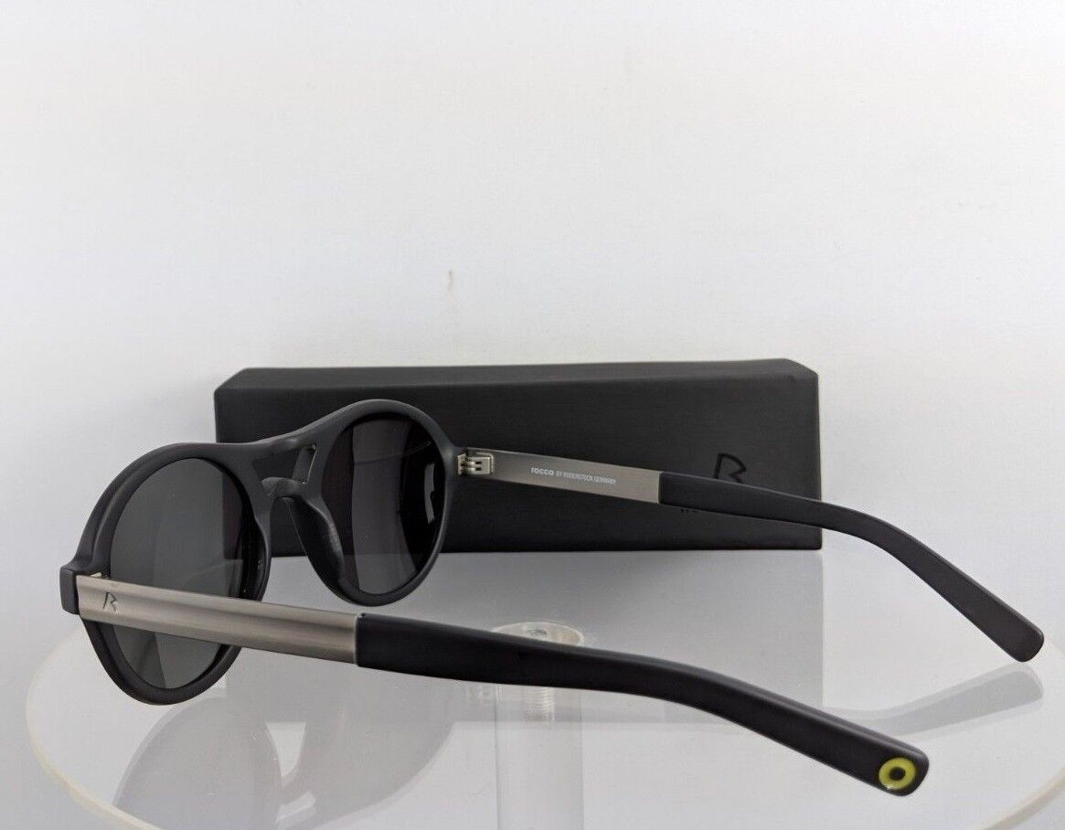 Brand New Authentic Rodenstock Sunglasses Rr 319 D Black Silver Frame 49Mm