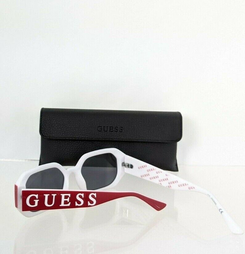 Brand New Authentic Guess Sunglasses GU7694 66A Red & White Frame 7694 Frame