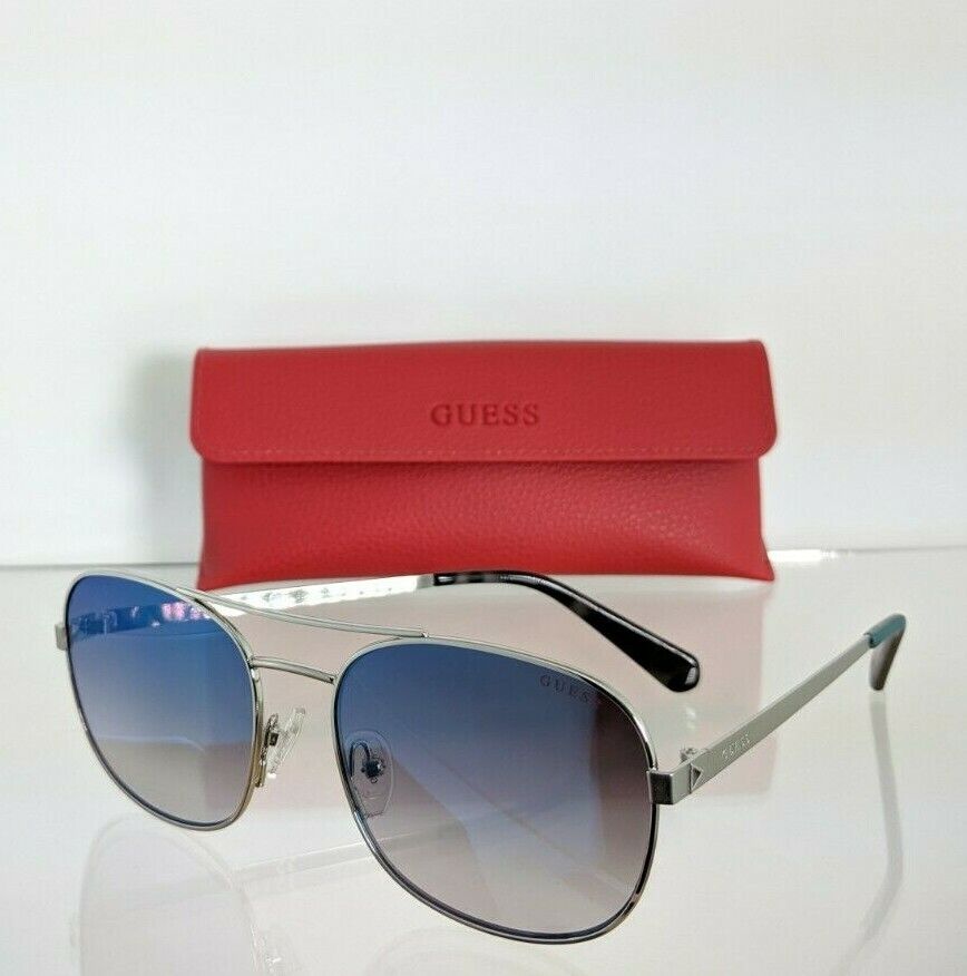 Brand New Authentic Guess Sunglasses GU5201 Silver 56mm GU 5201 Polarized Frame