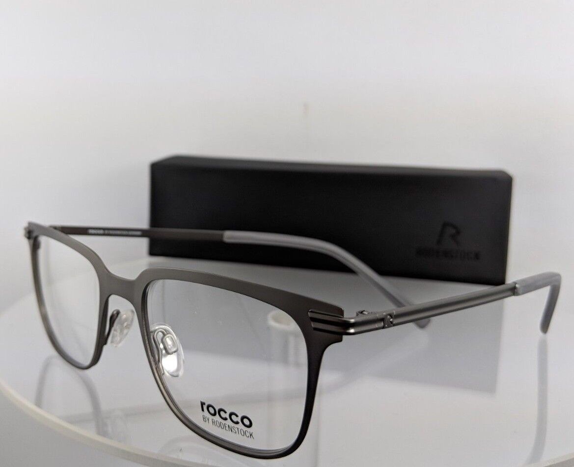 Brand New Authentic Rodenstock Eyeglasses Rr 206 D Grey Matte Frame