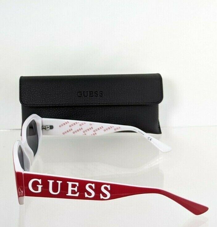 Brand New Authentic Guess Sunglasses GU7694 66A Red & White Frame 7694 Frame