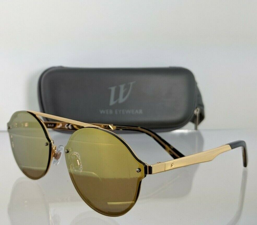 Brand New Authentic Web Sunglasses WE 0181 Col. 30G Gold 58mm Designer Frame