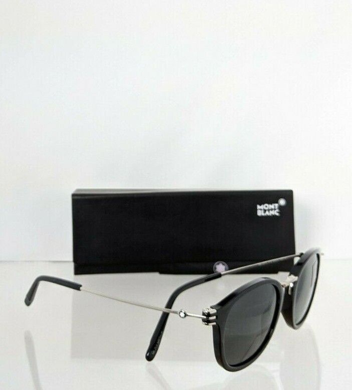 Brand New Authentic Mont Blanc Sunglasses MB697 01A 50mm Black Frame 697