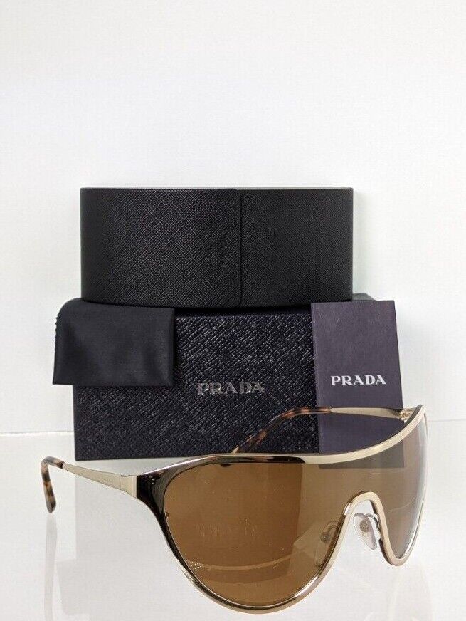 Brand New Authentic Prada Sunglasses SPR 72V Sunglasses ZVN - 711 Gold