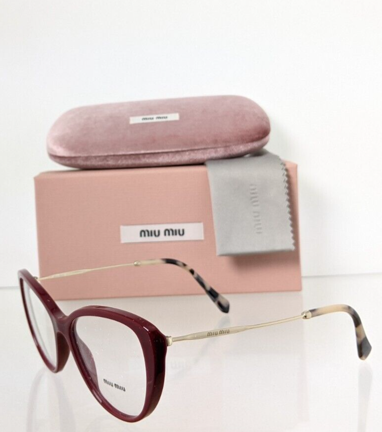 Brand New Authentic Miu Miu Eyeglasses VMU 02S USH - 1O1 Burgundy 02S Frame