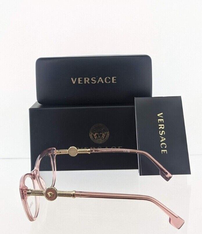 Brand New Authentic Versace Eyeglasses MOD. 3311 5322 52mm Pink 3311 Frame