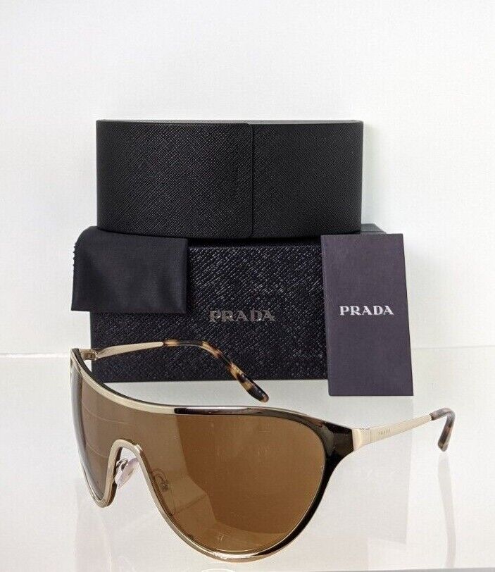 Brand New Authentic Prada Sunglasses SPR 72V Sunglasses ZVN - 711 Gold