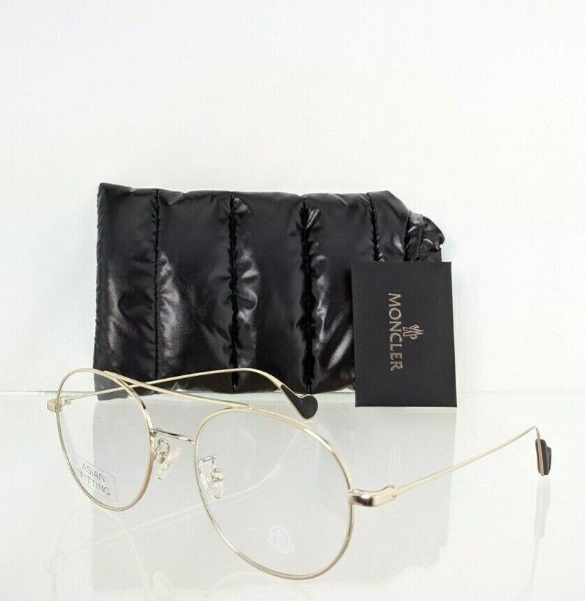 Brand New Authentic Moncler Eyeglasses ML 5046 032 53mm Gold Frame