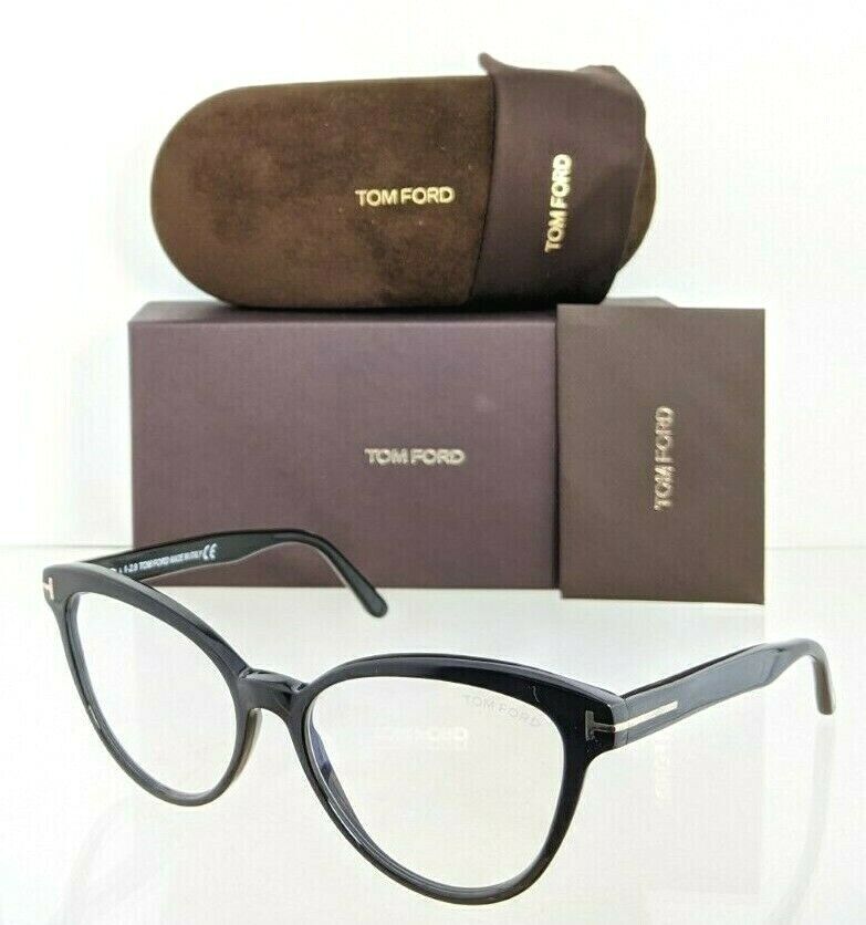 Brand New Authentic Tom Ford TF 5639 Eyeglasses 001 Frame FT 5639-B Blue Block