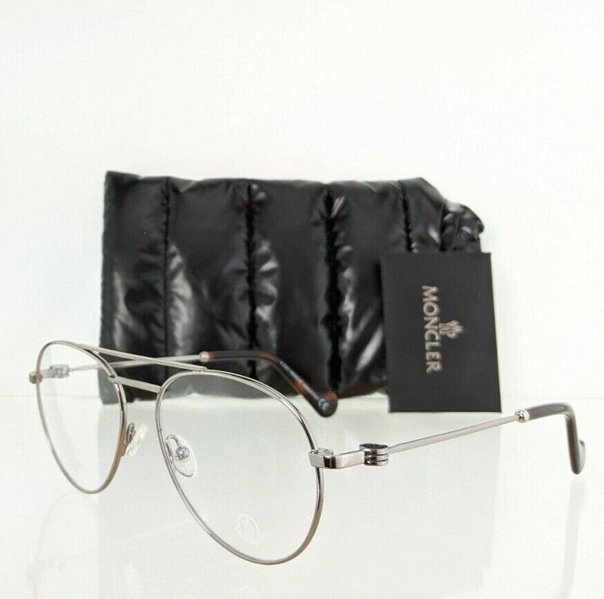 Brand New Authentic Moncler Eyeglasses ML 5023 014 54mm Gunmetal Frame