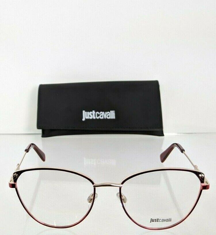 Brand New Authentic Just Cavalli Eyeglasses JC 5001 068 Red Gold Frame JC5001