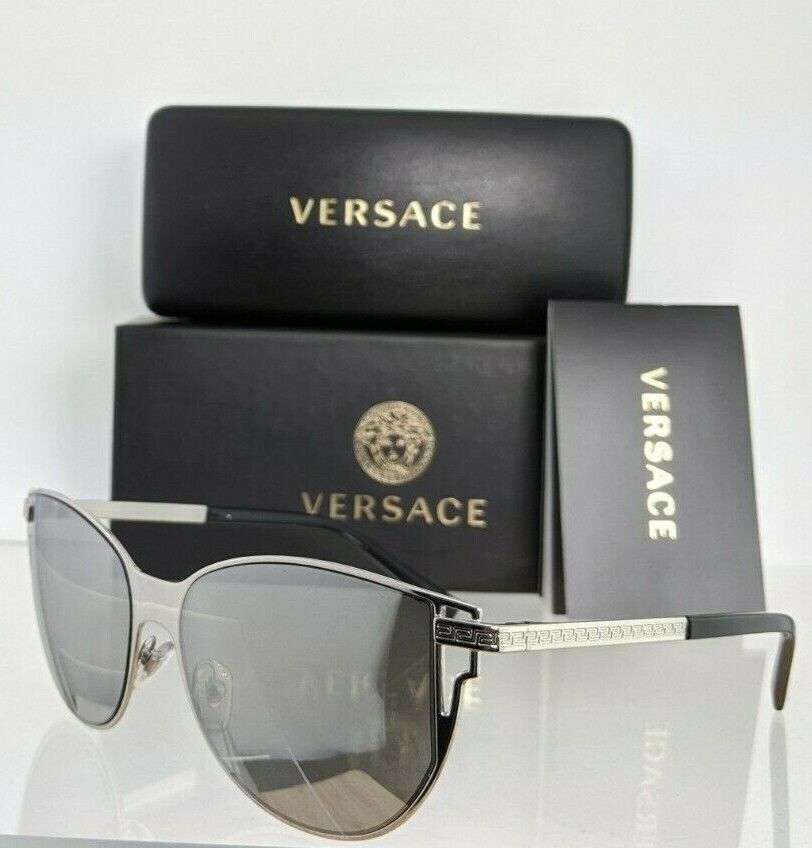 Brand New Authentic Versace Sunglasses Mod. 2211 1000/6G VE2211 56mm Frame