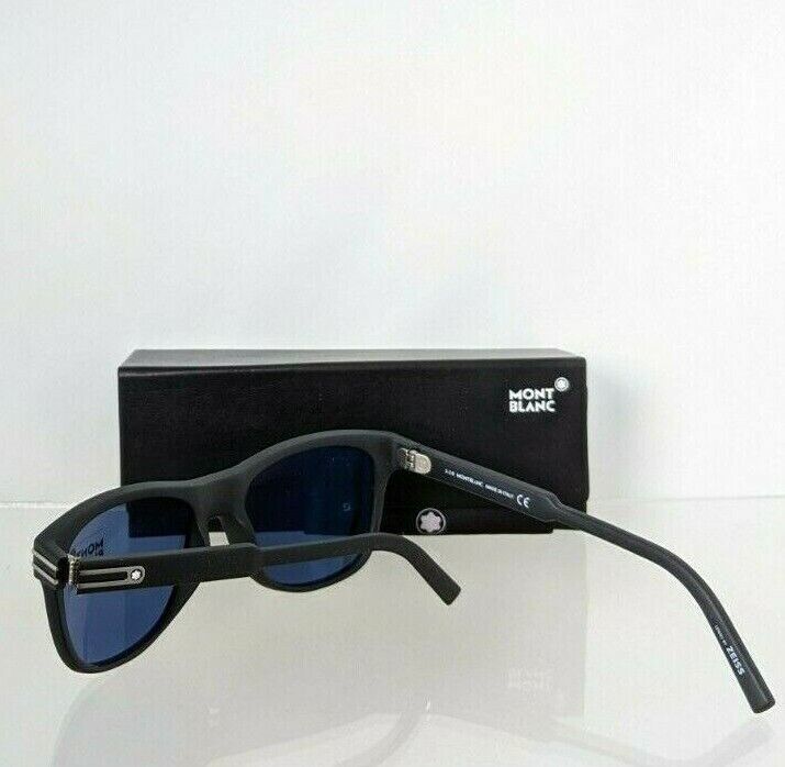 Brand New Authentic Mont Blanc Sunglasses MB641 02V 56mm Black Frame 641