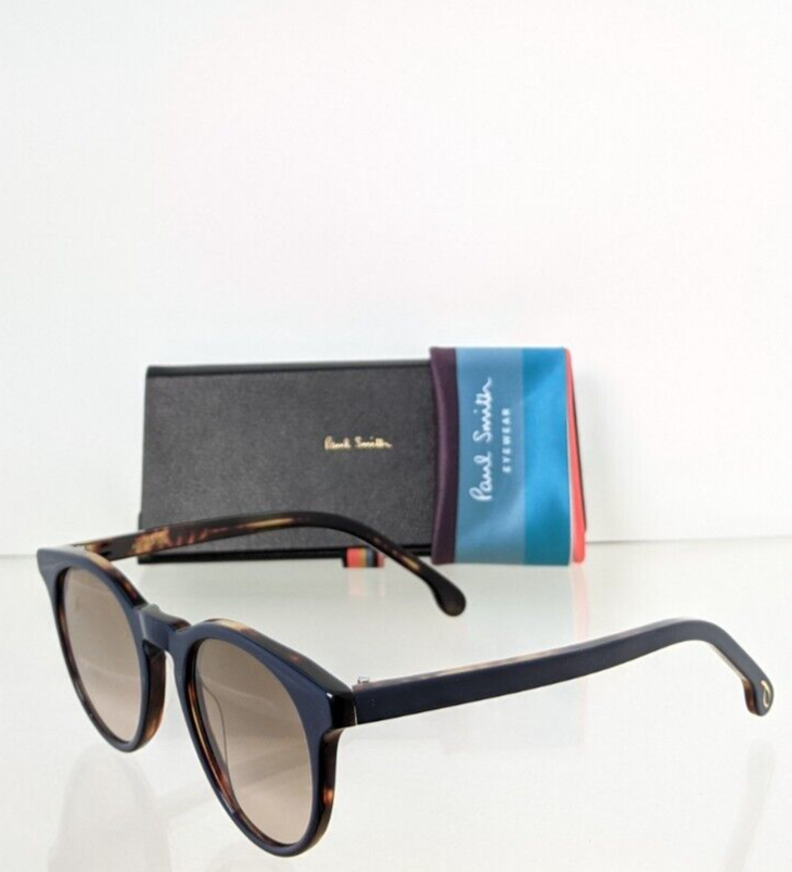 New Authentic PAUL SMITH Sunglasses ARCHER PSSN013V2 Col. 02 48mm Navy Frame