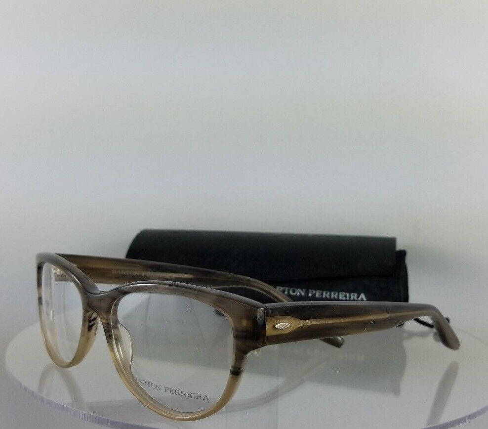 Brand New Authentic Barton Perreira Eyeglasses Brooke Brown Frame Asian Fit AF
