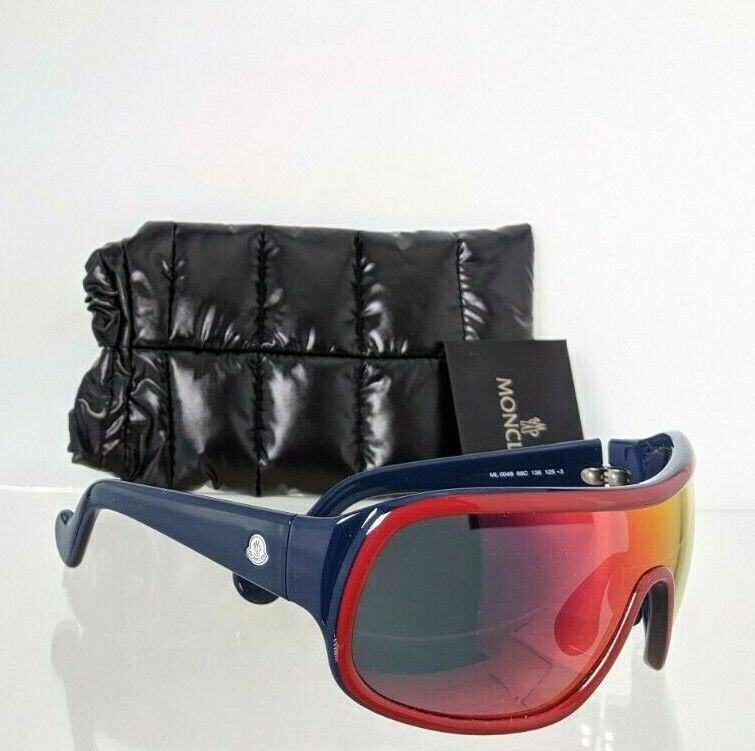 Brand New Authentic Moncler Sunglasses MR MONCLER ML 0048 68C Hidden Peak Frame