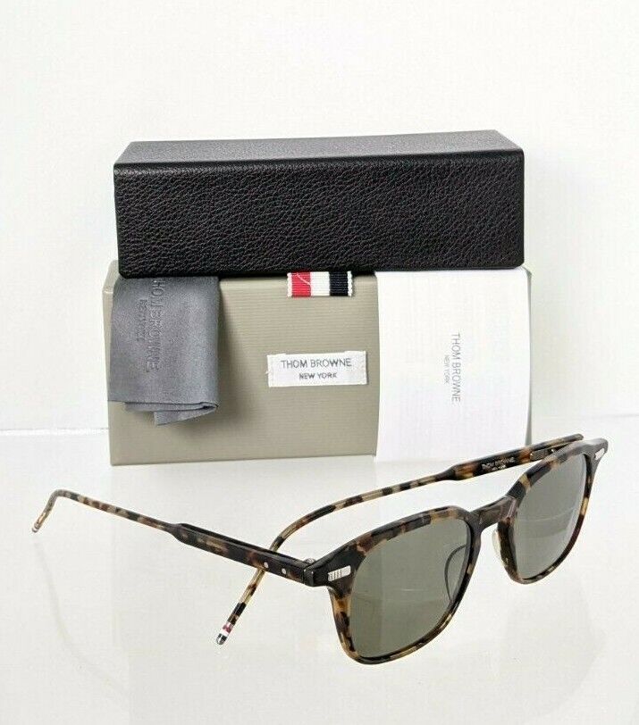 Brand New Authentic Thom Browne Sunglasses TBS 406-B-T TKT TB-406 Tortoise Frame