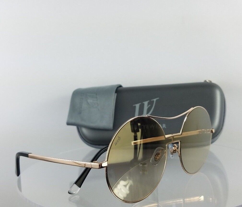 Brand New Authentic Web Sunglasses WE 0211 Col. 28G Gold 128mm Frame 211
