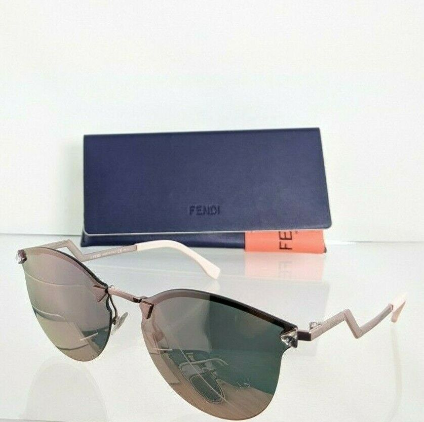 Brand New Authentic Fendi FF 0040/S Sunglasses 35J0J Pink 60mm Frame 0040