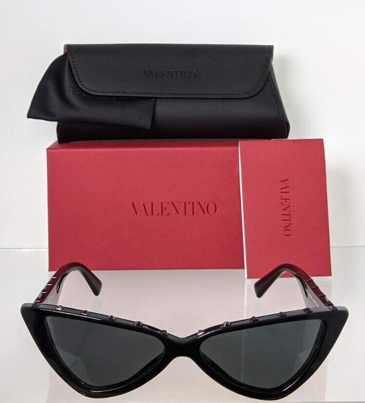 Brand New Authentic Valentino Sunglasses VA 4064 5001/87 Black Frame