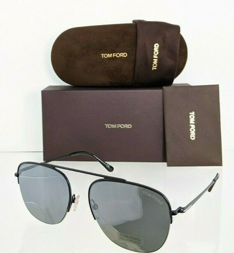 Brand New Authentic Tom Ford Sunglasses FT TF 0667 01C Abott TF667 56mm Frame