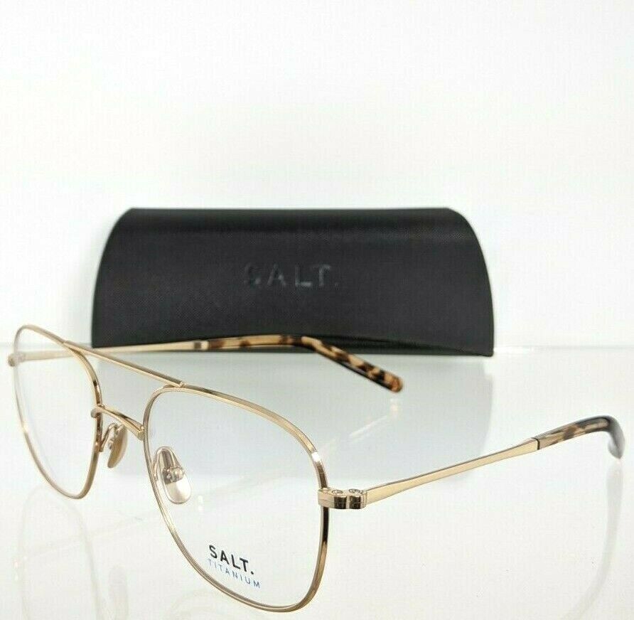 Brand New Authentic SALT Eyeglasses STEFAN TS 53mm Gold Frame 53mm