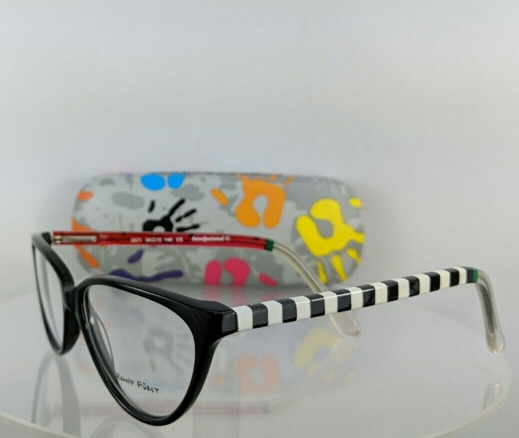 Brand New Authentic Ronit Furst Rf 3471 3A Hand Painted Eyeglasses 56Mm Frame