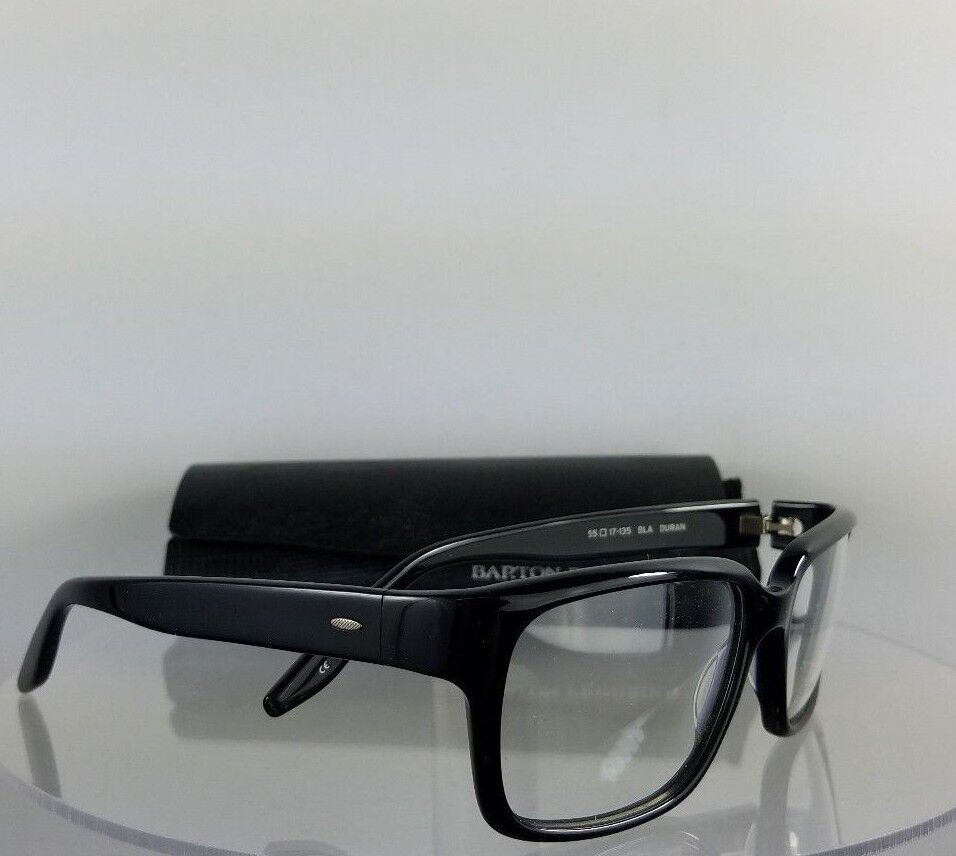 Brand New Authentic Barton Perreira Eyeglasses Duran Black Frame 55mm