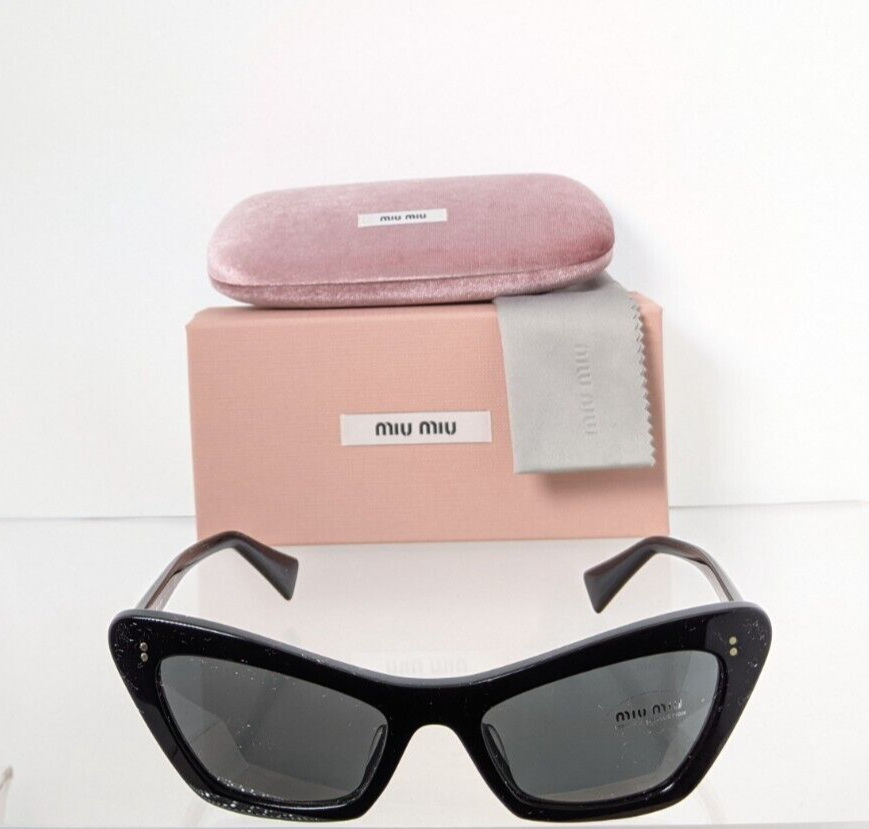 Brand New Authentic MIU MIU SMU 03X-A 1AB 5S0 Sunglasses Black SMU 03X Frame