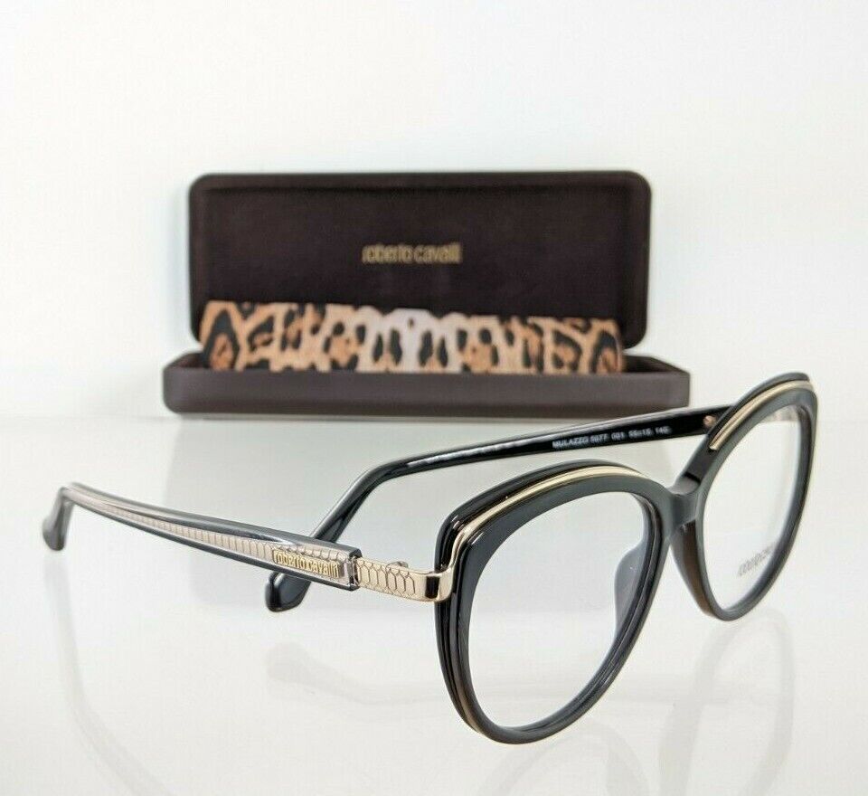 Brand New Authentic Roberto Cavalli Eyeglasses MULAZZO RC 5077 001 55mm Frame