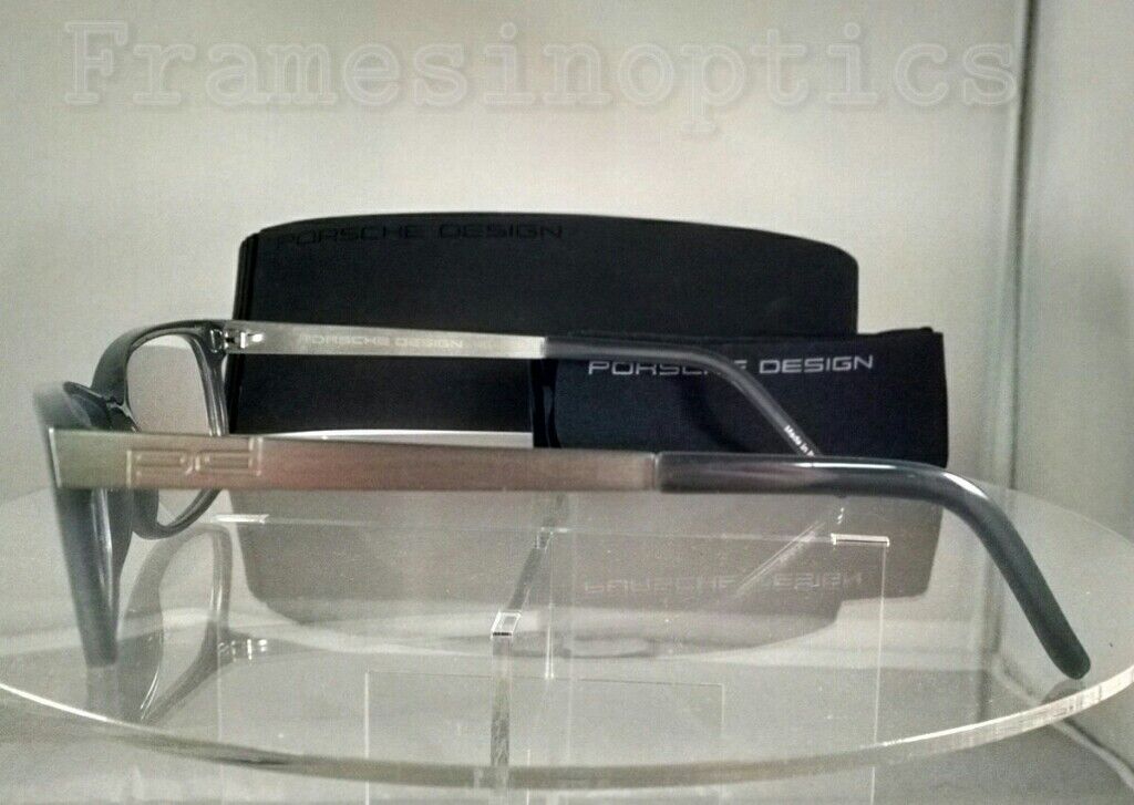 NEW AUTHENTIC PORSCHE DESIGN 8208 E GREY/GUNMETAL EYEGLASSES/FRAME