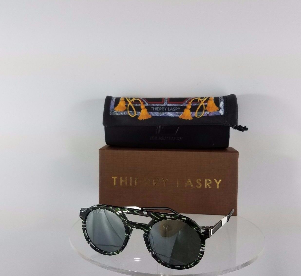 Brand New Authentic Thierry Lasry Gravity Sunglasses C33 48mm Reflective Lenses