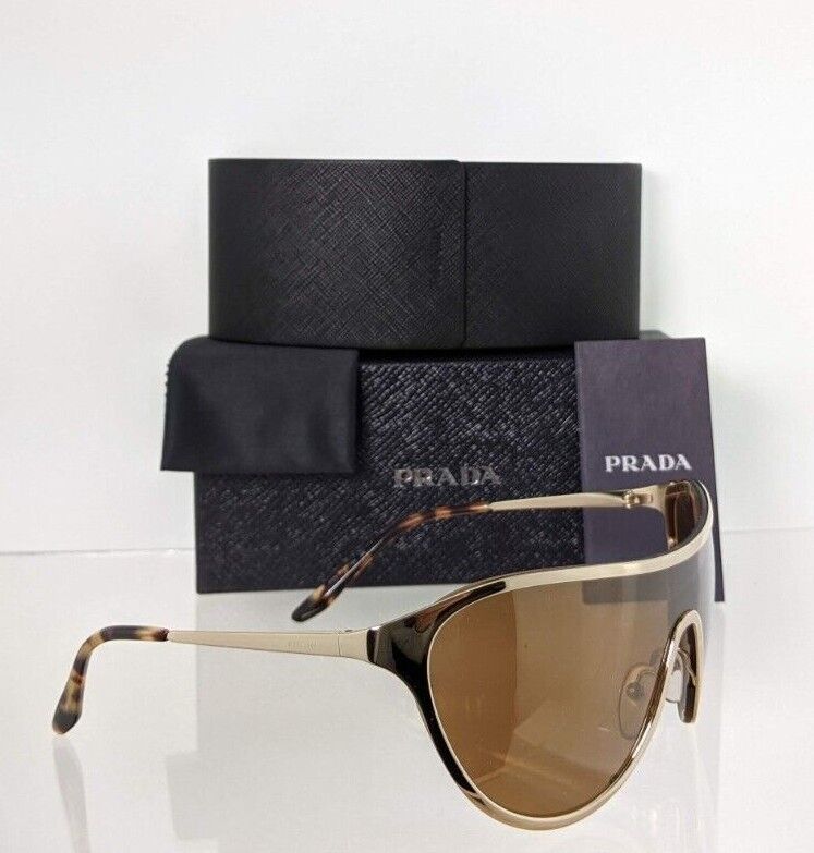 Brand New Authentic Prada Sunglasses SPR 72V Sunglasses ZVN - 711 Gold