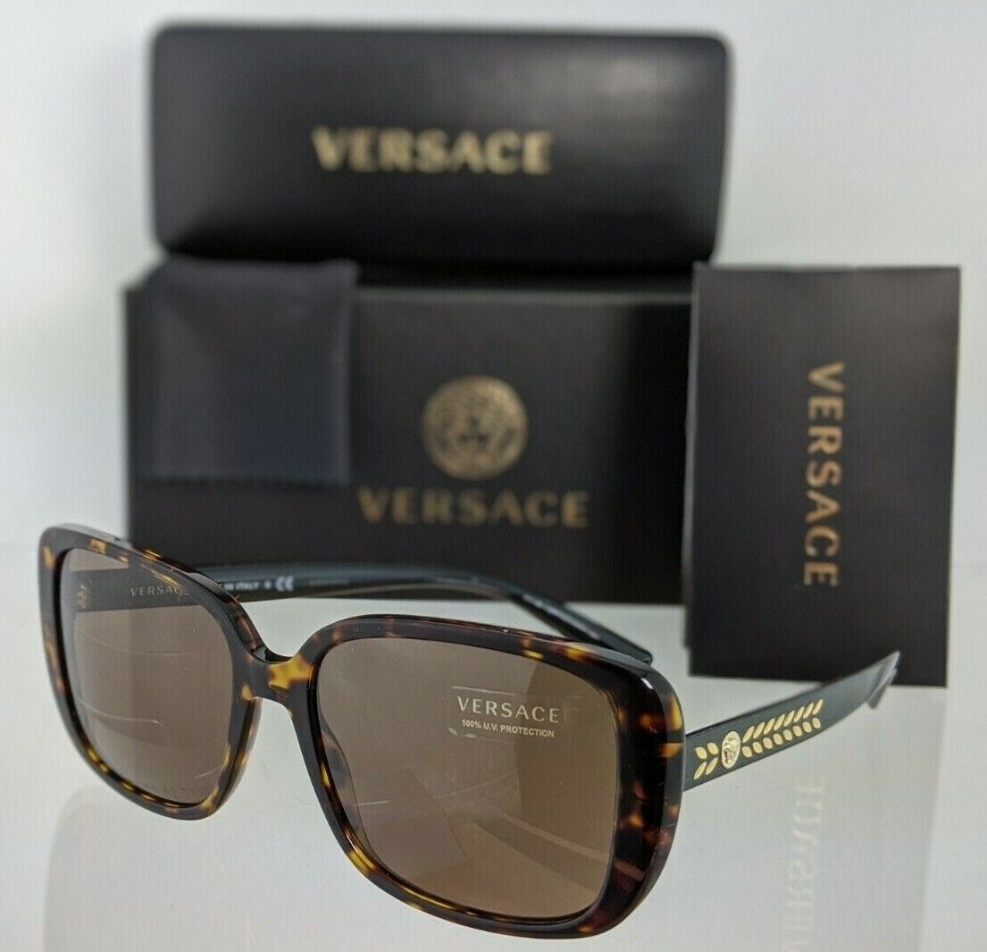 Brand New Authentic Versace Sunglasses Mod. 4357 108/73 56mm Brown Frame