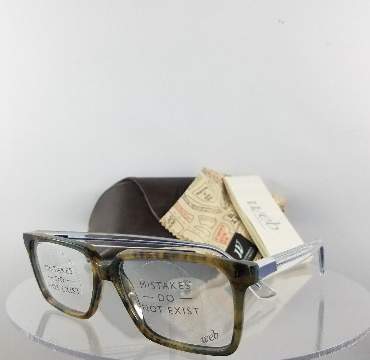 Brand New Authentic Web Eyeglasses We 5122 Col. 056 Beaufort Clear 54Mm Frame
