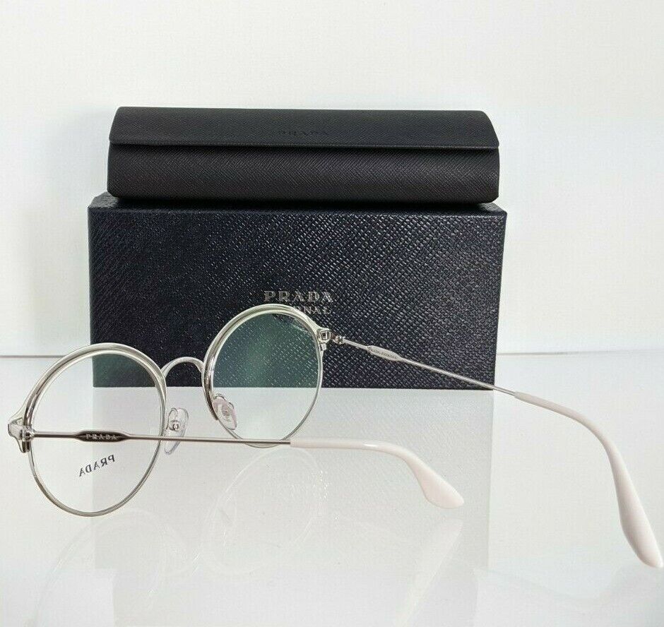 Brand New Authentic Prada Eyeglasses VPR 54V 272 - 1O1 Silver 51mm Frame