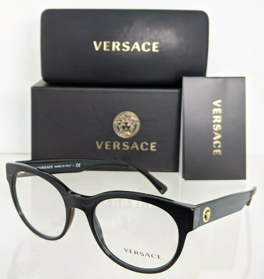 Brand New Authentic Versace Eyeglasses MOD. 3268 GB1 51mm Frame 3268 Frame