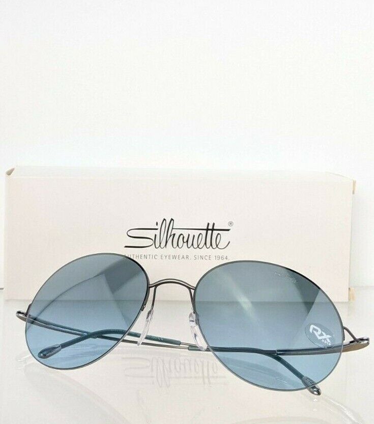 Brand New Authentic Silhouette Sunglasses 8685 60 6243 Silver Frame