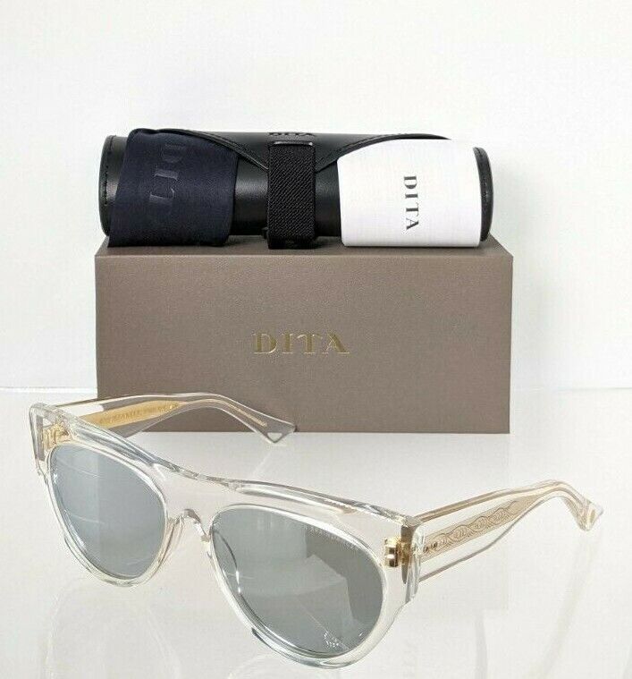 Brand New Authentic Dita Sunglasses BRAINDANCER DTS525-58-03 Transparent Frame