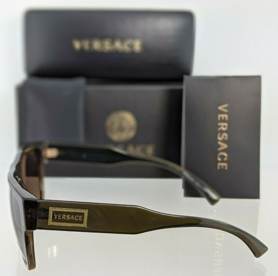 Brand New Authentic Versace Sunglasses Mod. 4379 200/73 56mm Brown Frame