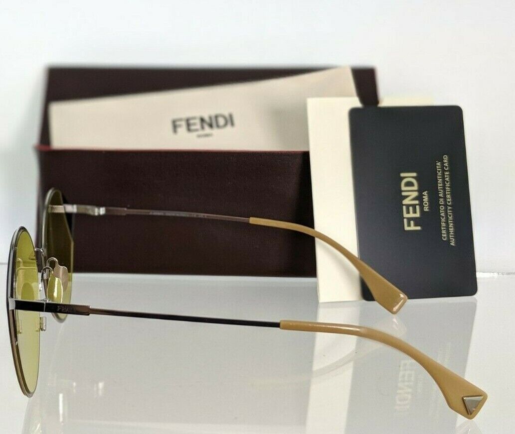 Brand New Authentic Fendi FF 0341/S Sunglasses B1ZHO Silver Frame 60mm